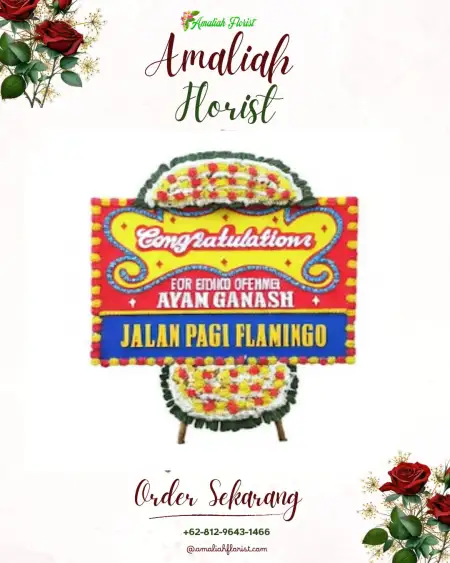 Sewa Papan Bunga Kebun Raya Bogor